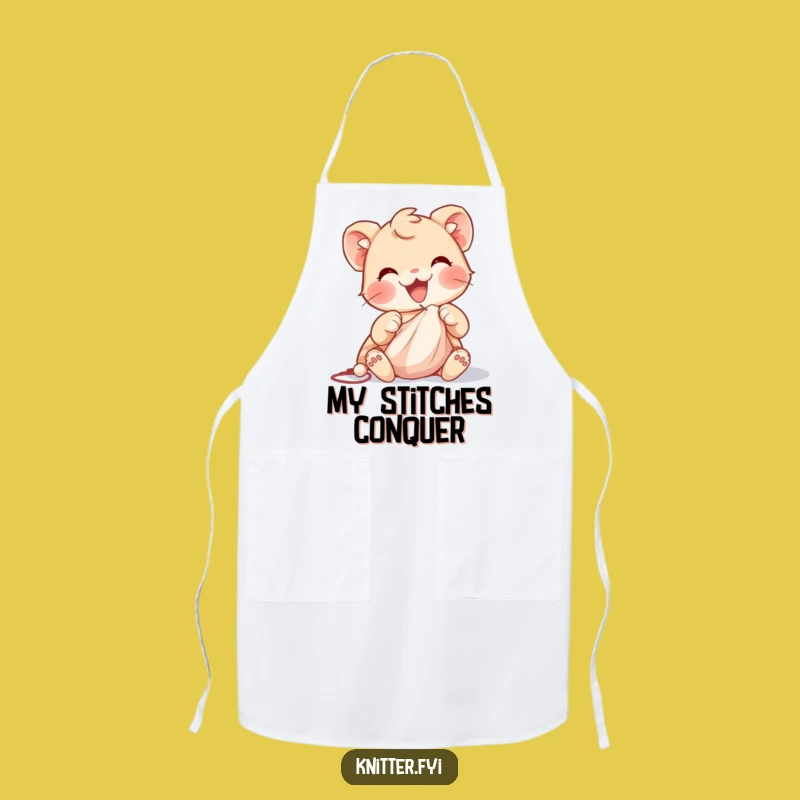 Funny Sewing Creature Apron: Keep Clean and Craft with Hilarious Style