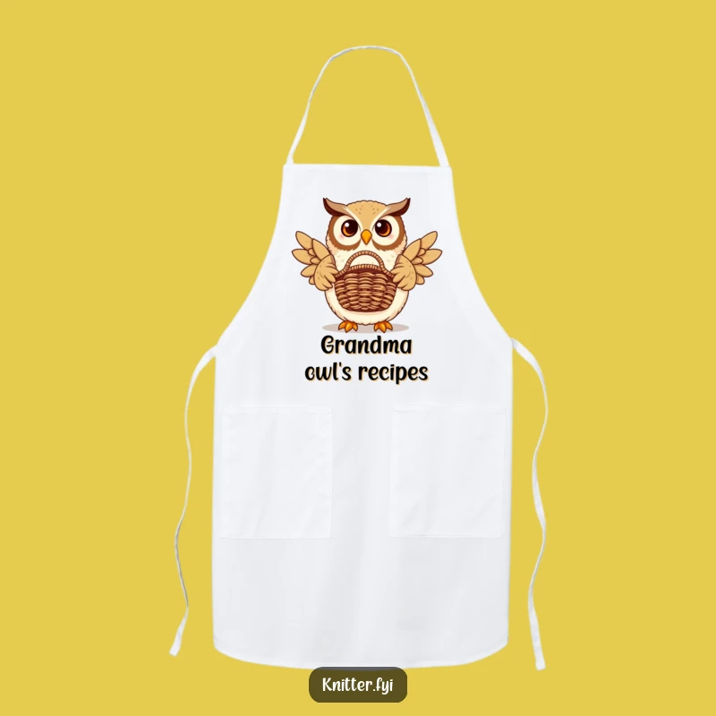 Funny Owl Basket Apron - Protect Your Clothes with This Hilarious Crafty Design