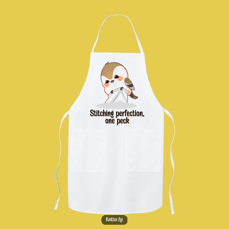 Funny Giggling Chickadee Apron - Humorous Kitchen & Baking Gift