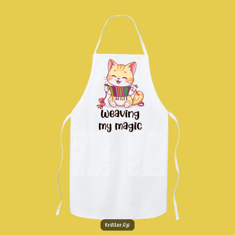Funny Cat Weaver Apron - Protect Your Clothes with Style