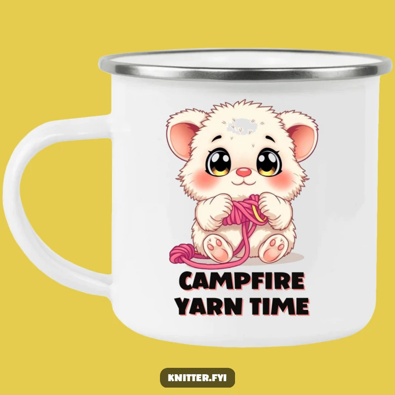 Adventure Funny Yarn Weaver Camping Mug: Cozy Camp Crafts, An Essential Funny Gift