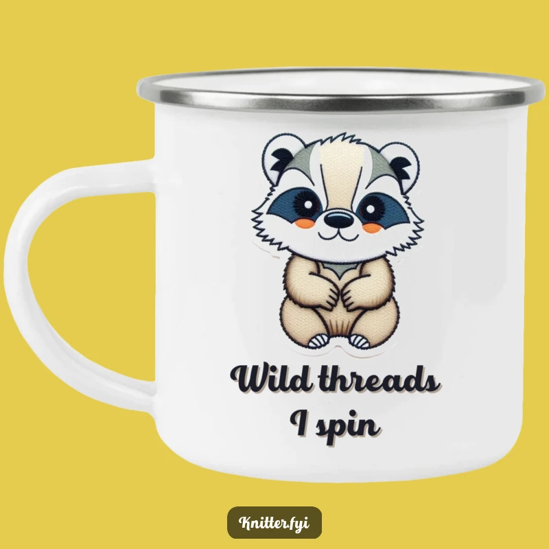 Funny Badger Adventure Mug: Hilarious Badger Camp Cup
