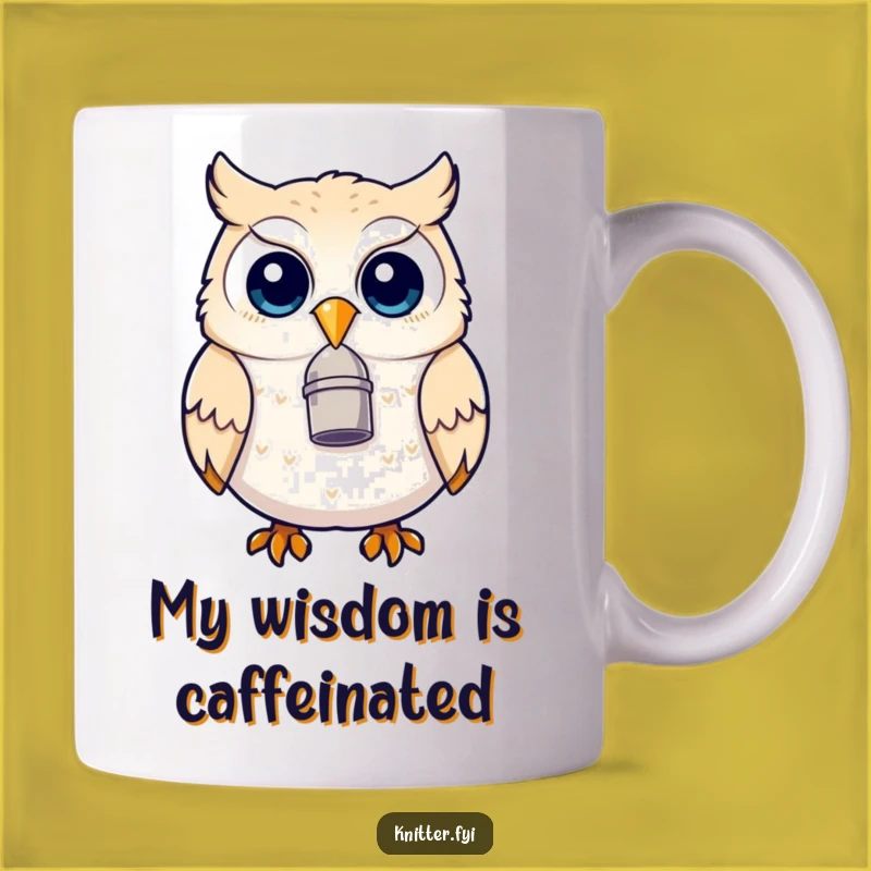 Funny Owl Thimble Beak Mug - Perfect Humorous Gift for Crafters
