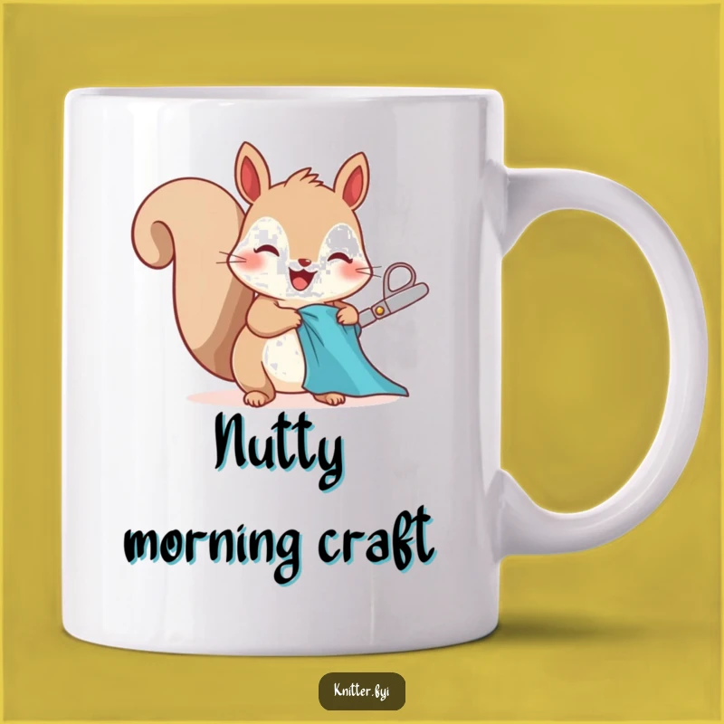 Funny Squirrel Mug: Get Crafty with This Hilarious Sewing Gift