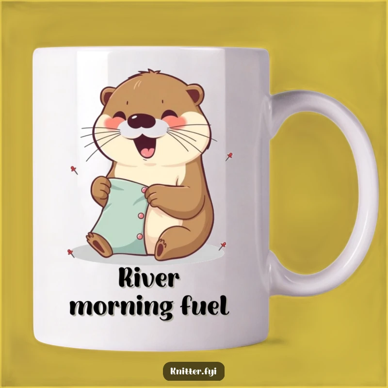 Funny Otter Craft Mug - Excited Pinner, Perfect Funny Gift Idea