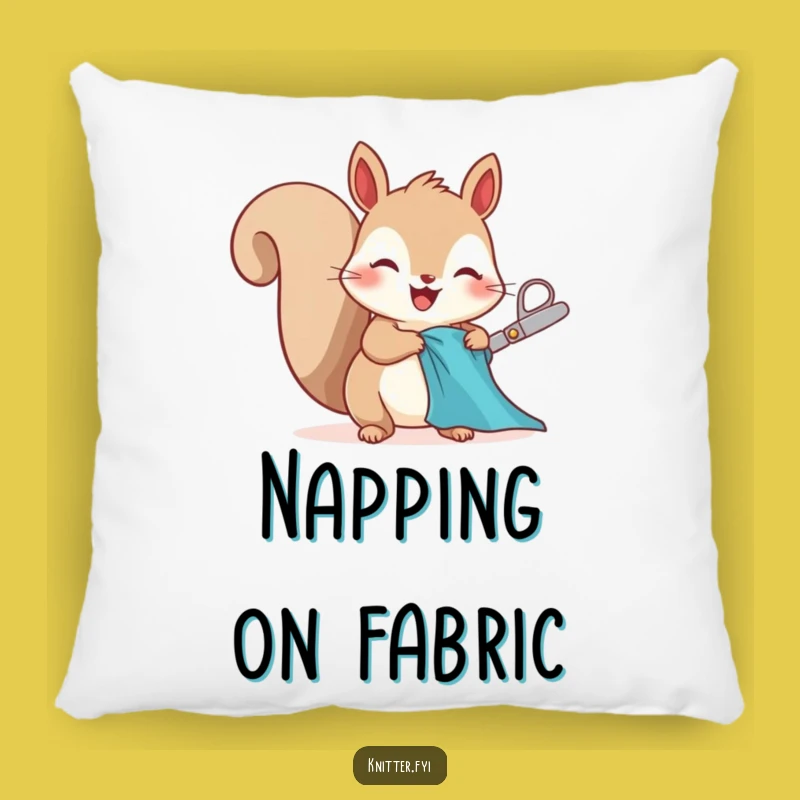 Funny Squirrel Pillow: Snuggle Up with This Comical Crafty Companion