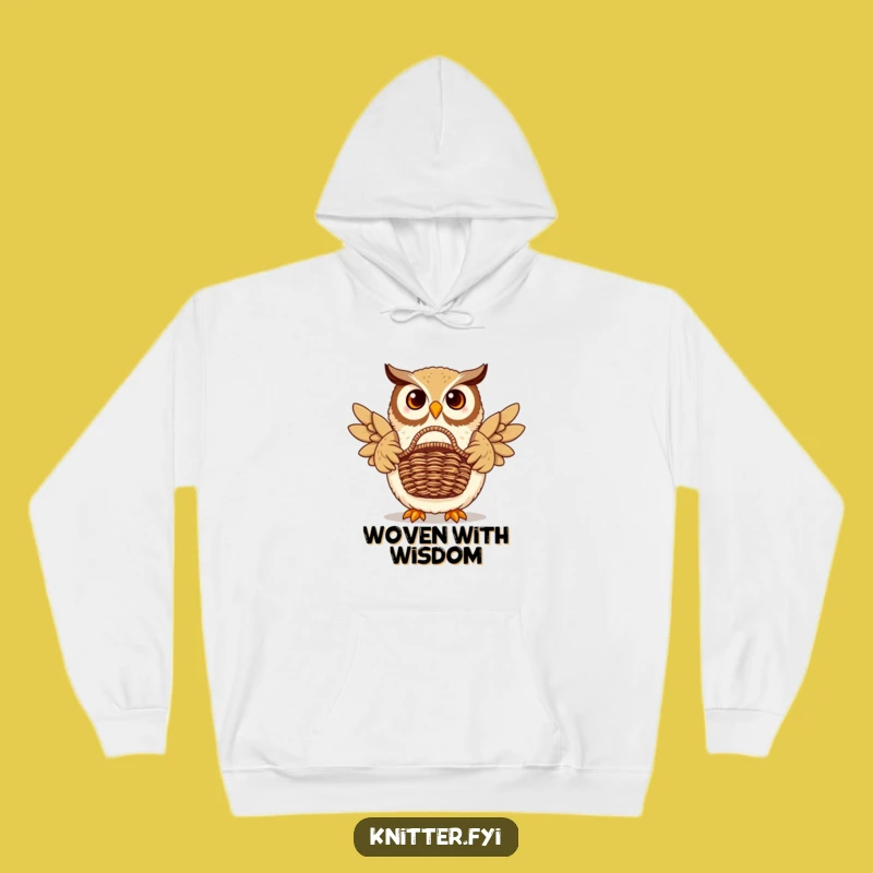 Funny Owl Basket Hoodie - Cozy Up with This Hilarious Wise Bird Apparel