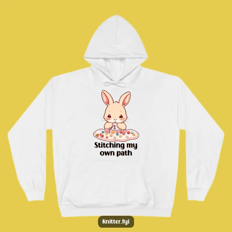 Funny Rabbit Sewing Hoodie - Cozy Up with This Hilarious Bunny Craft Apparel