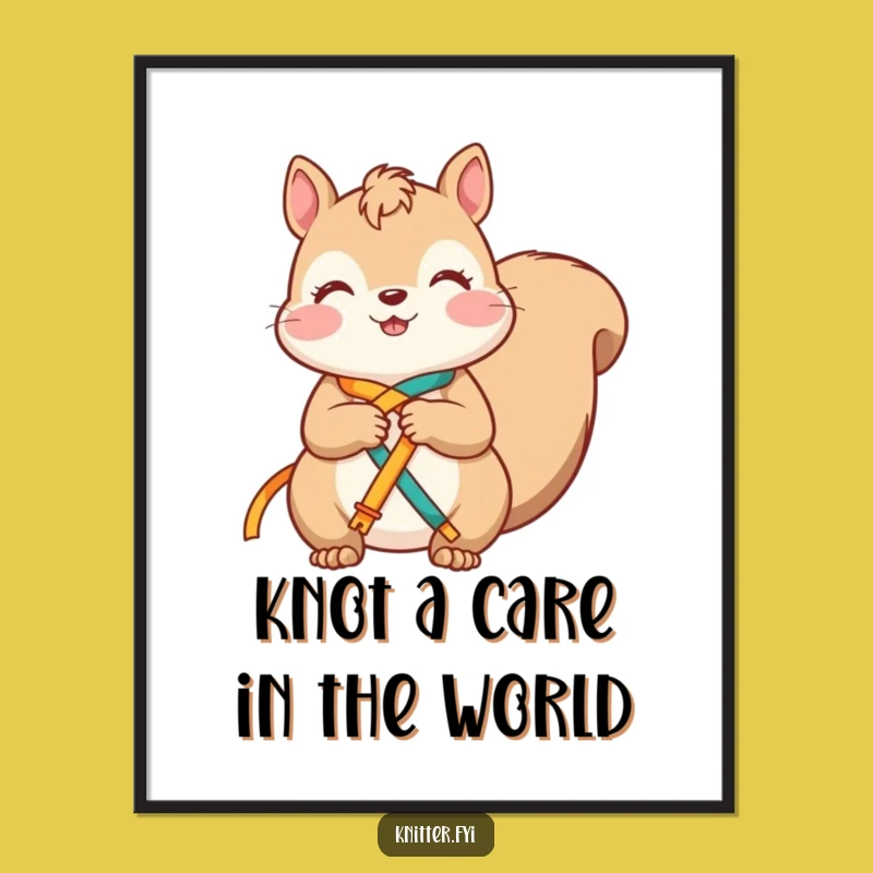 Free Printable Squirrel Ribbon Art: Whimsical DIY Decor Downloadable Gift