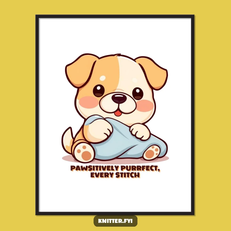 Funny Free Printable Kawaii Dog Art - Neat & Charming Downloadable Decor!