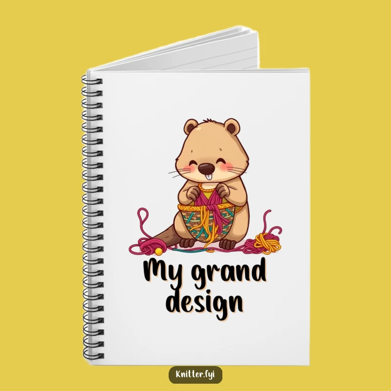 Funny Beaver Notebook: Weave Your Thoughts onto Pages