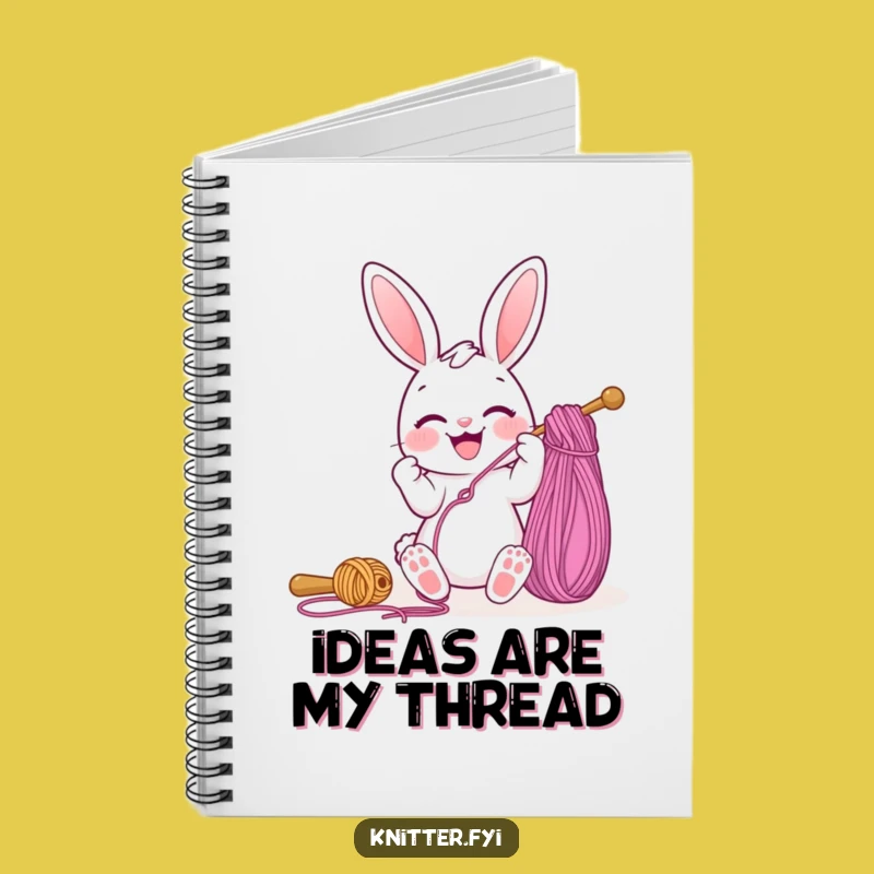Funny Bunny Journal: Joyful Yarn Threading, Perfect Notebook Gift for Ideas