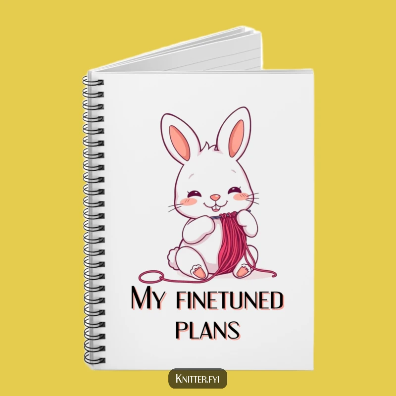 Funny Rabbit Sewing Notebook - Cheerful Pages, Great Funny Gift for Notes