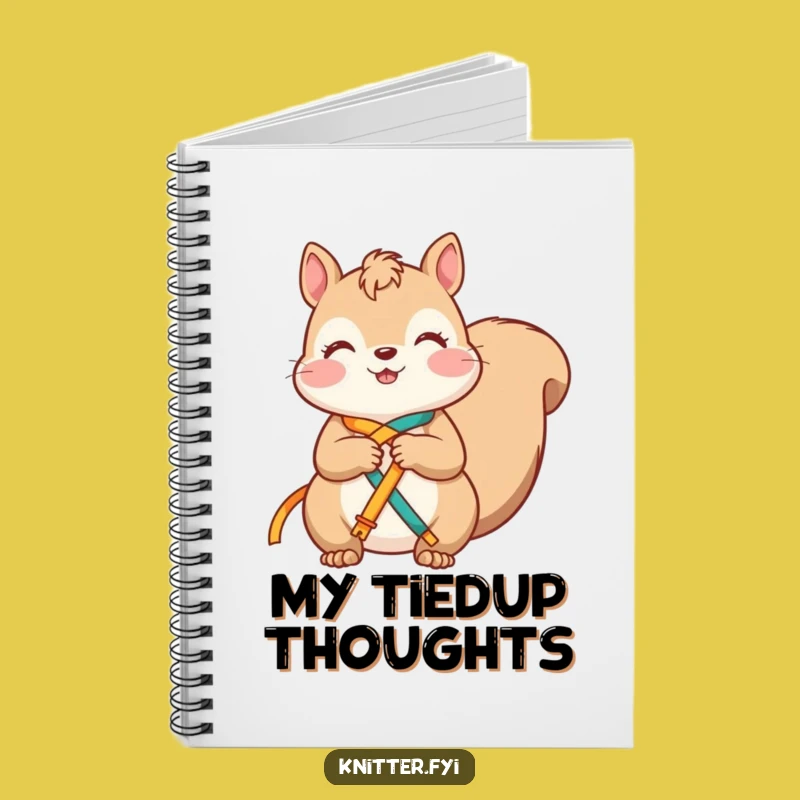 Funny Squirrel Notebook: Tie Up Your Ideas