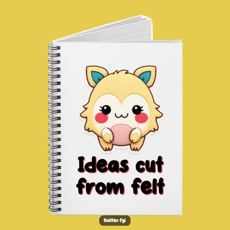 My Funny Crafting Ideas Notebook: Creature's Felt Creations, Perfect Funny Gift for Writers
