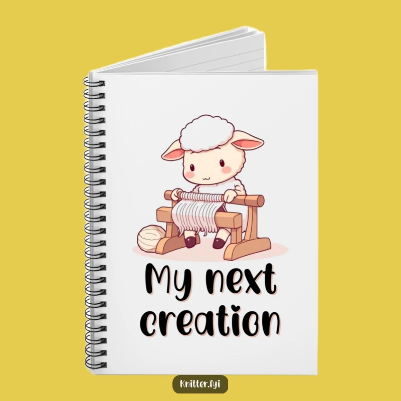 Funny Sheep Knitting Ideas Notebook - Jot Down Your Projects