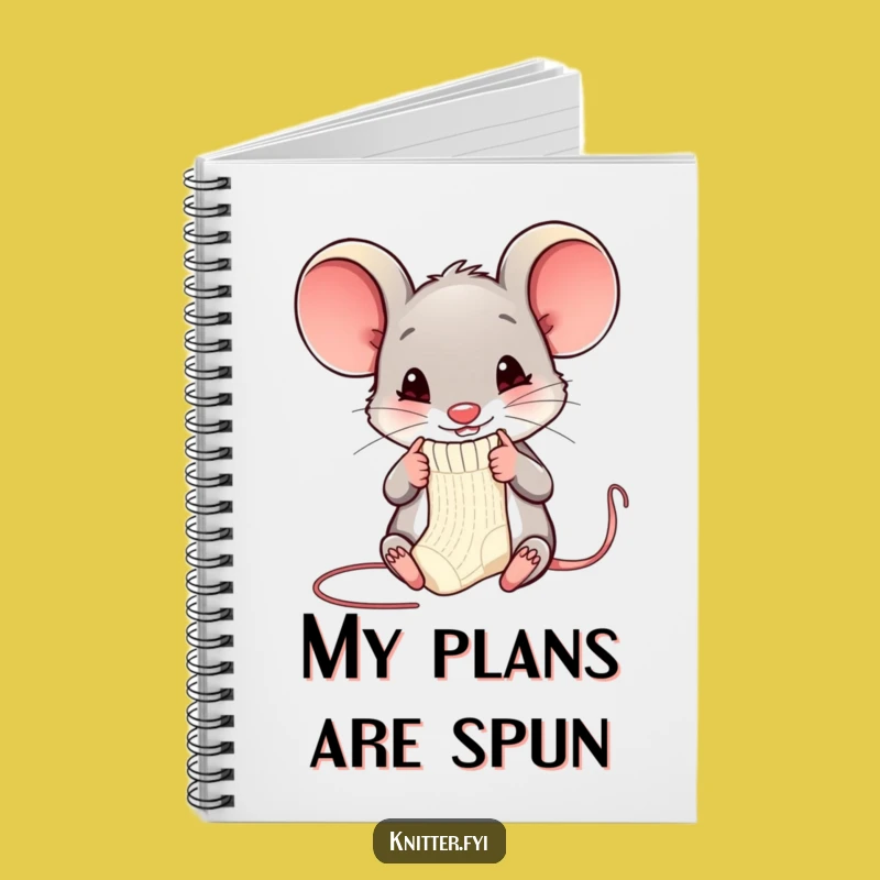 Funny Mouse Knitting Notebook: Hilarious Mouse Journal for Patterns