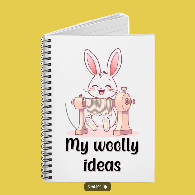 Funny Bunny Knitting Notebook: Plan Your Next Project