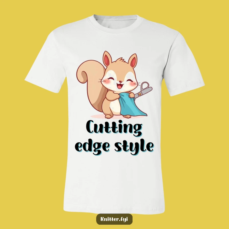 Funny Squirrel T-Shirt: Wear Your Crafty Hobby with This Hilarious Tee