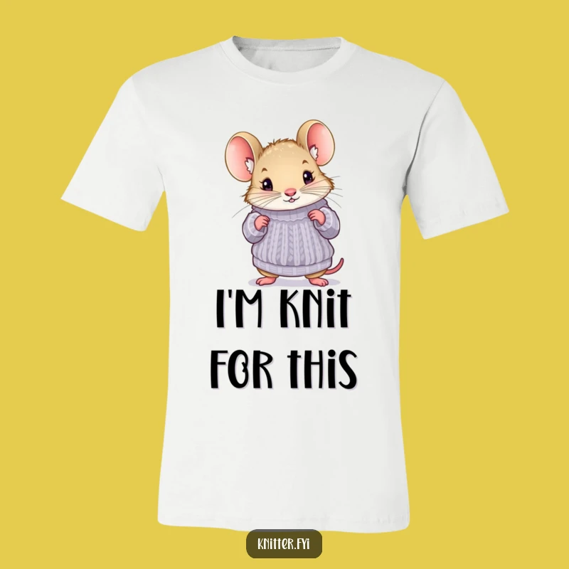 Funny Mouse Sweater T-Shirt - Hilarious Gift for Fashionable Critter Fans